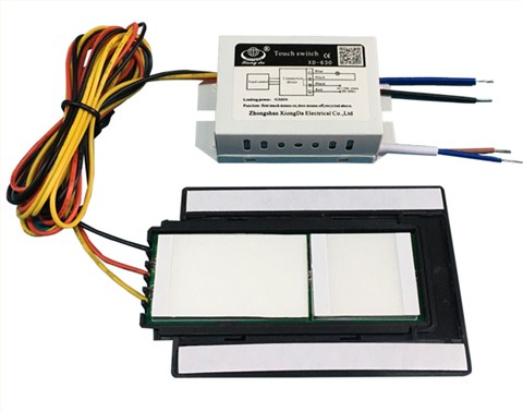 燈鏡觸摸開關(帶logo顯示) XD-630