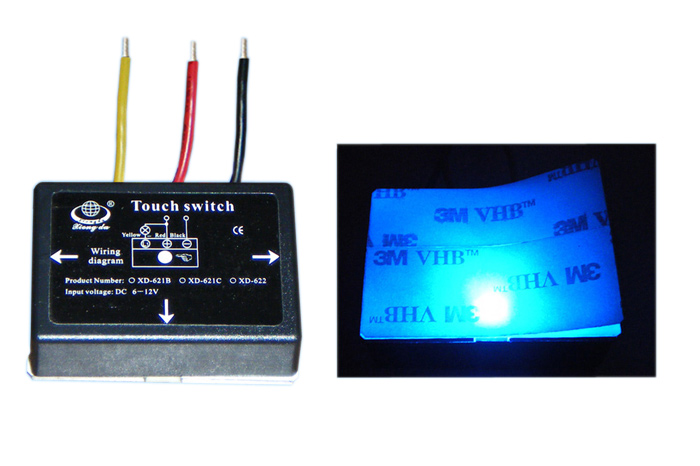 觸摸開(kāi)關(guān)XD-621B樣板展示